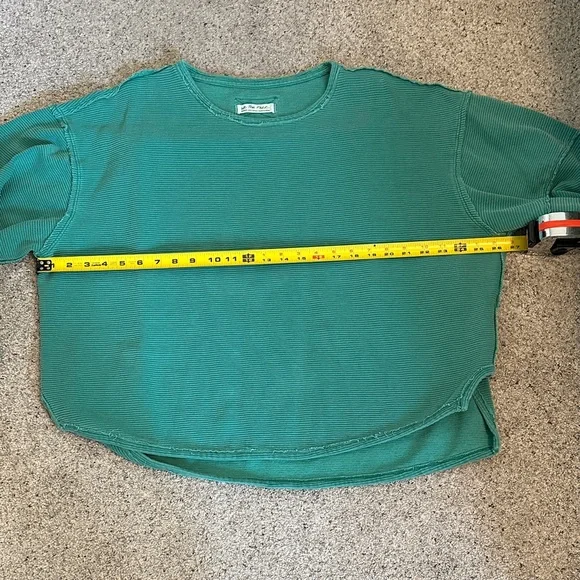 We The Free by Free People Eclipse Long-Sleeve ~ Emerald Green - Picture 9 of 10